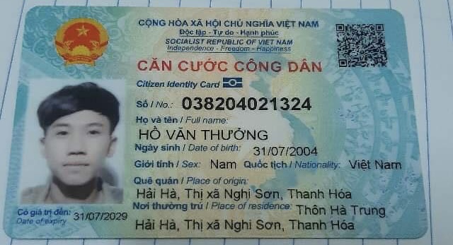 Hồ Văn Thưởng 038204021324